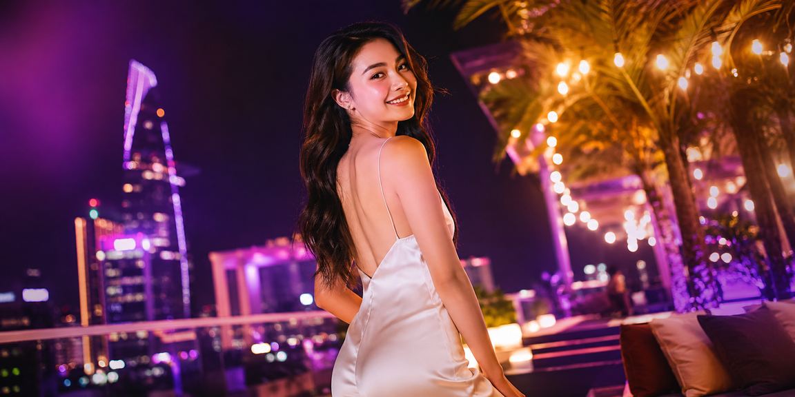 Không khí sôi động ban đêm tại TP. Hồ Chí Minh gắn với trải nghiệm giải trí trực tuyến